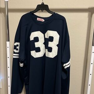 Navy Blue Jersey with White Number 33